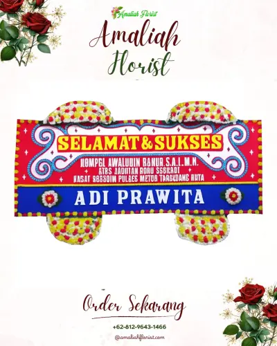Karangan Bunga Ucapan Selamat di Selopampang