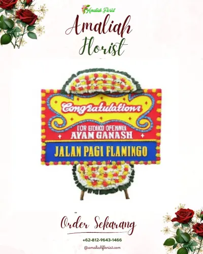Bunga Papan Congratulation di Selopampang